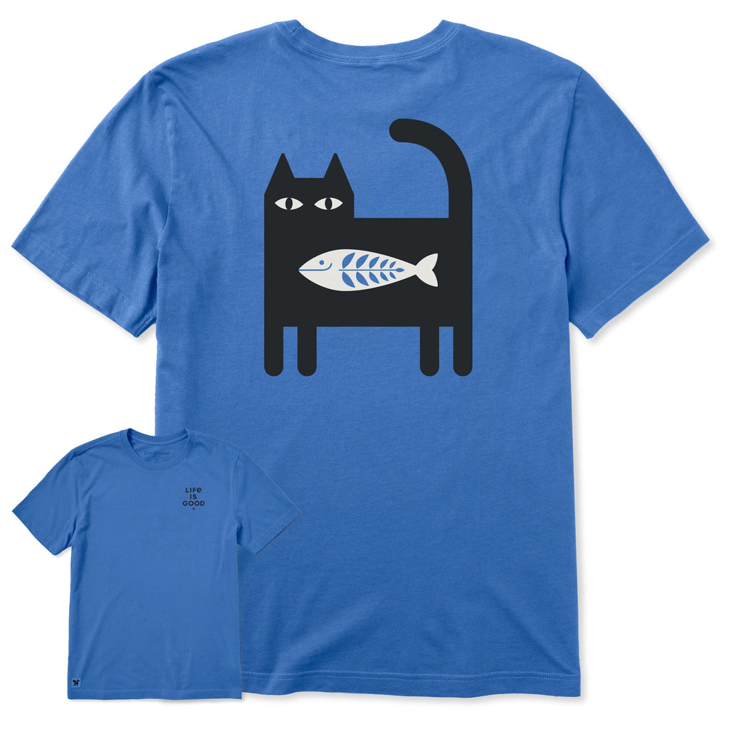 Men's Bert's Fish Cat Short Sleeve Crusher Tee product image 7
