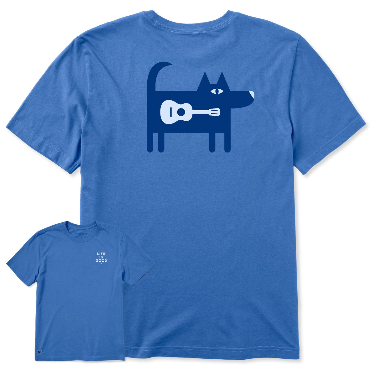 Men's Bert's Guitar Dog Short Sleeve Crusher Tee product image 7