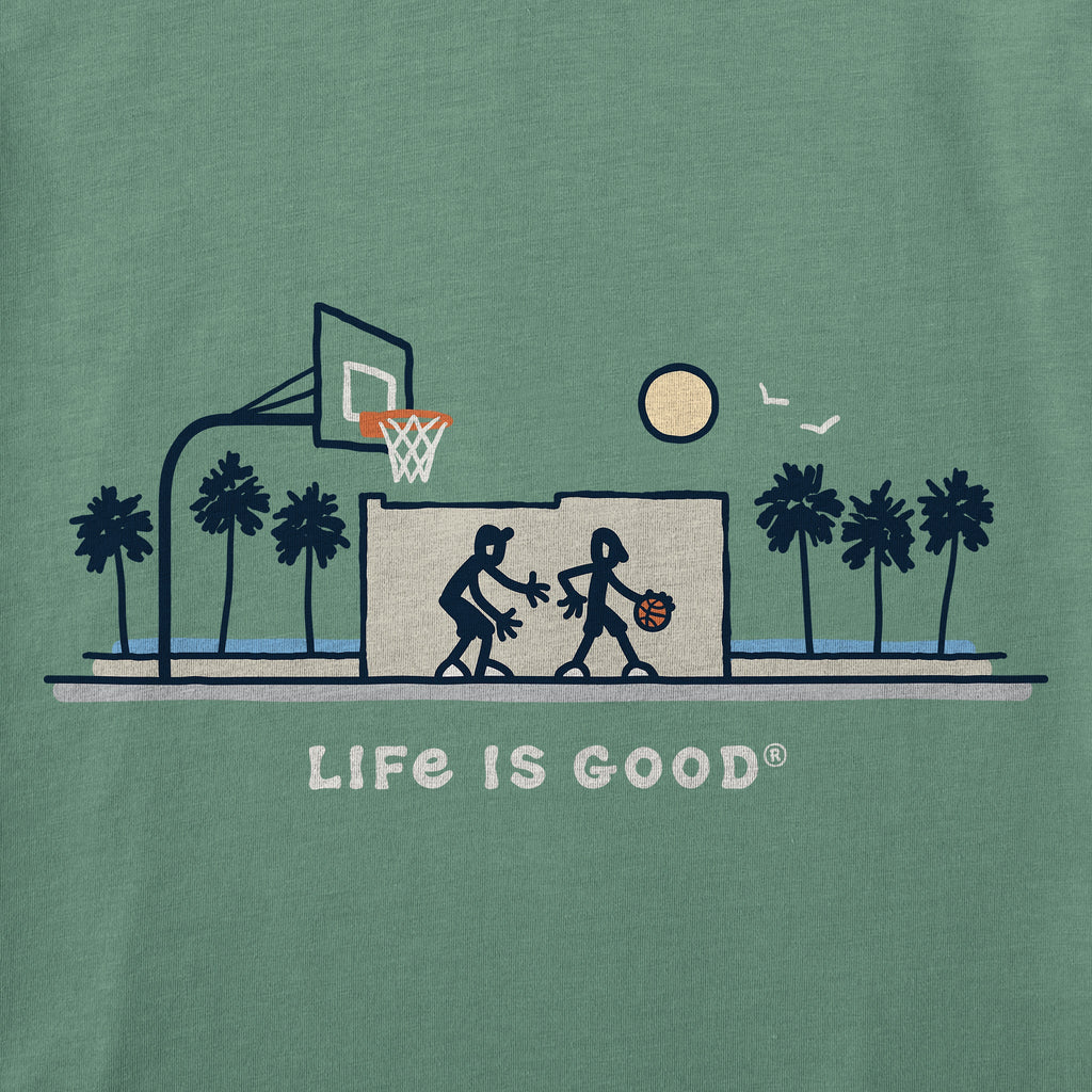 Men's Venice Basketball Vista Short Sleeve Crusher Tee