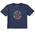 Women's Look Ma No Hands Short Sleeve Crusher Boxy Tee