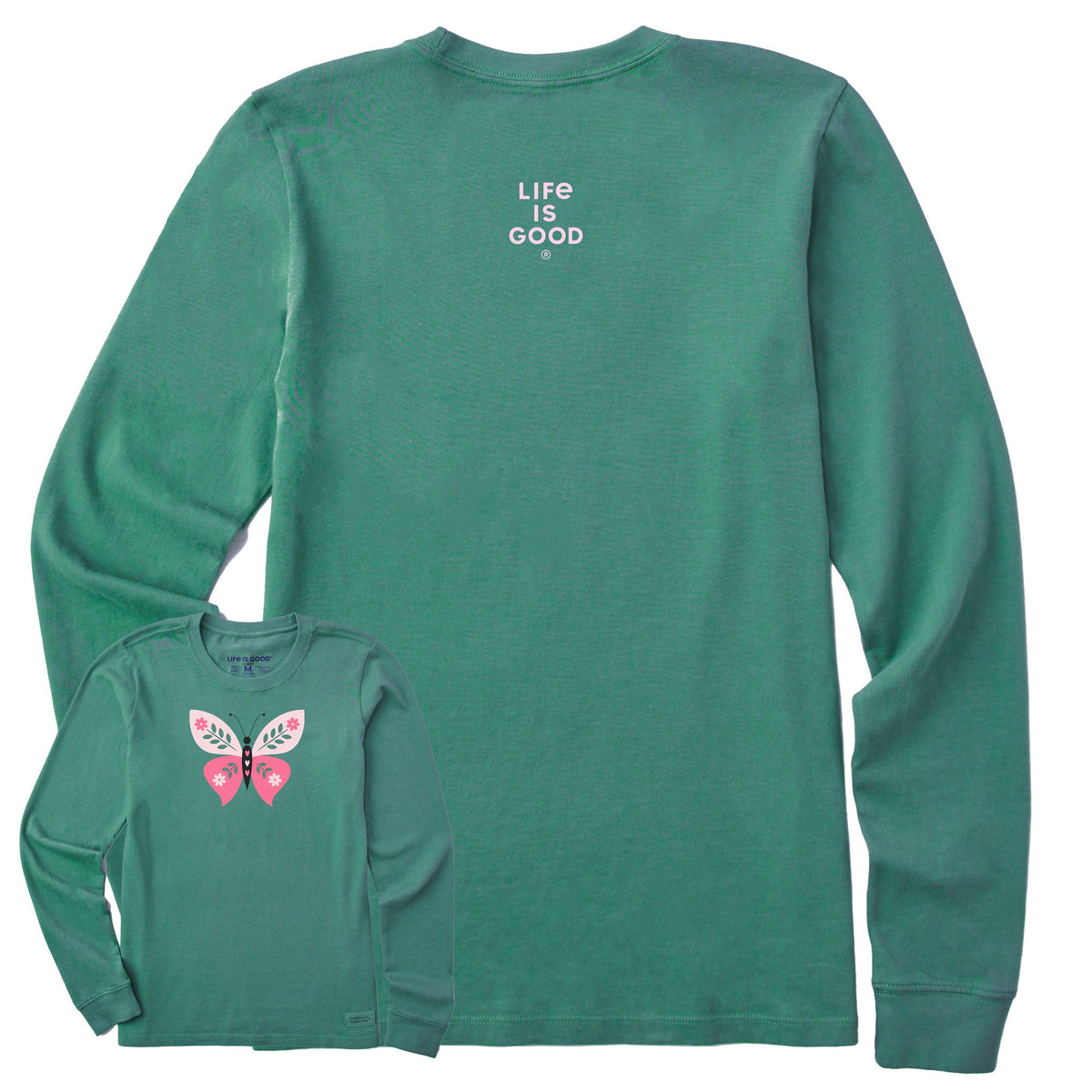 Women's Bert's Butterfly Long Sleeve Crusher Tee product image 1