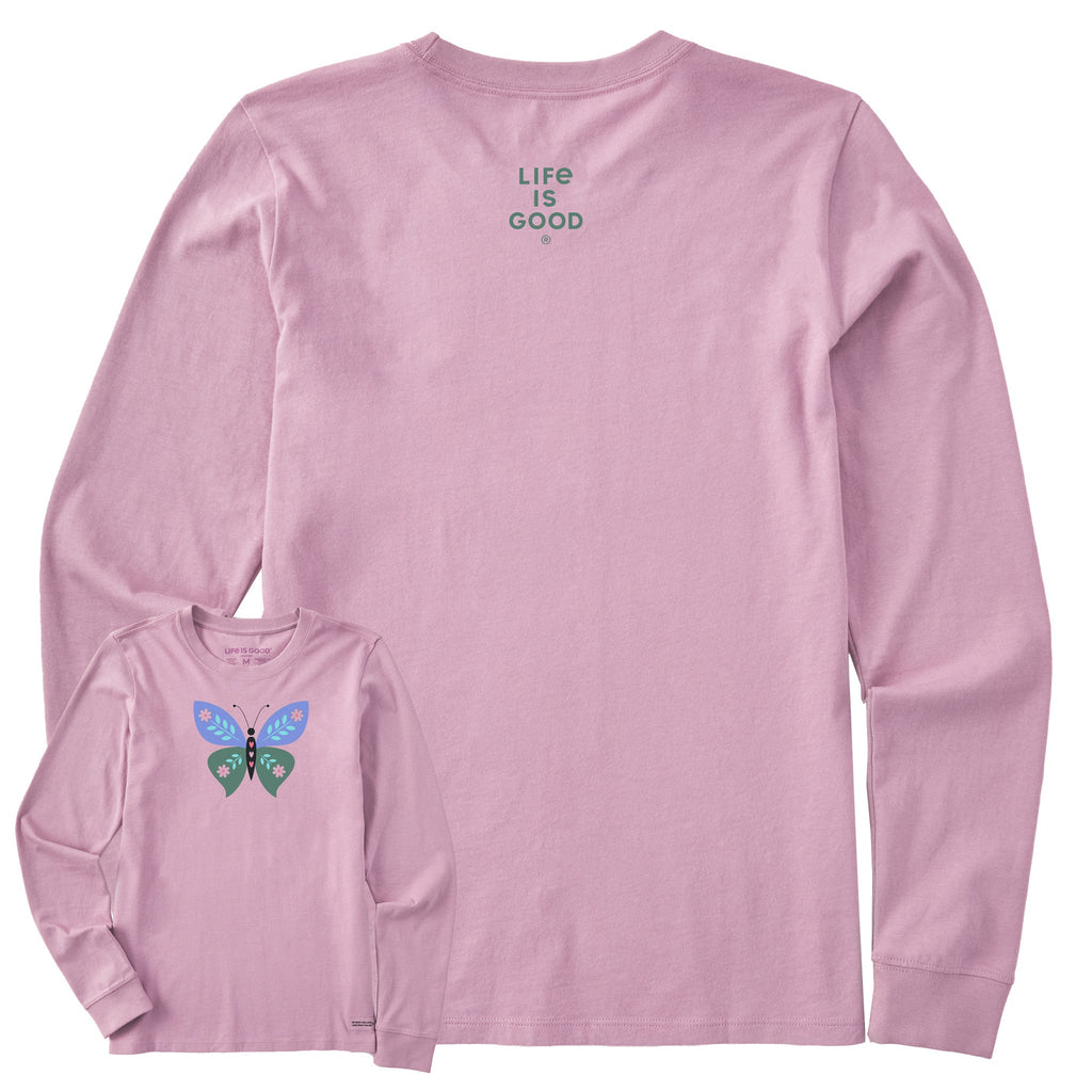 Women's Bert's Butterfly Long Sleeve Crusher Tee product image 4