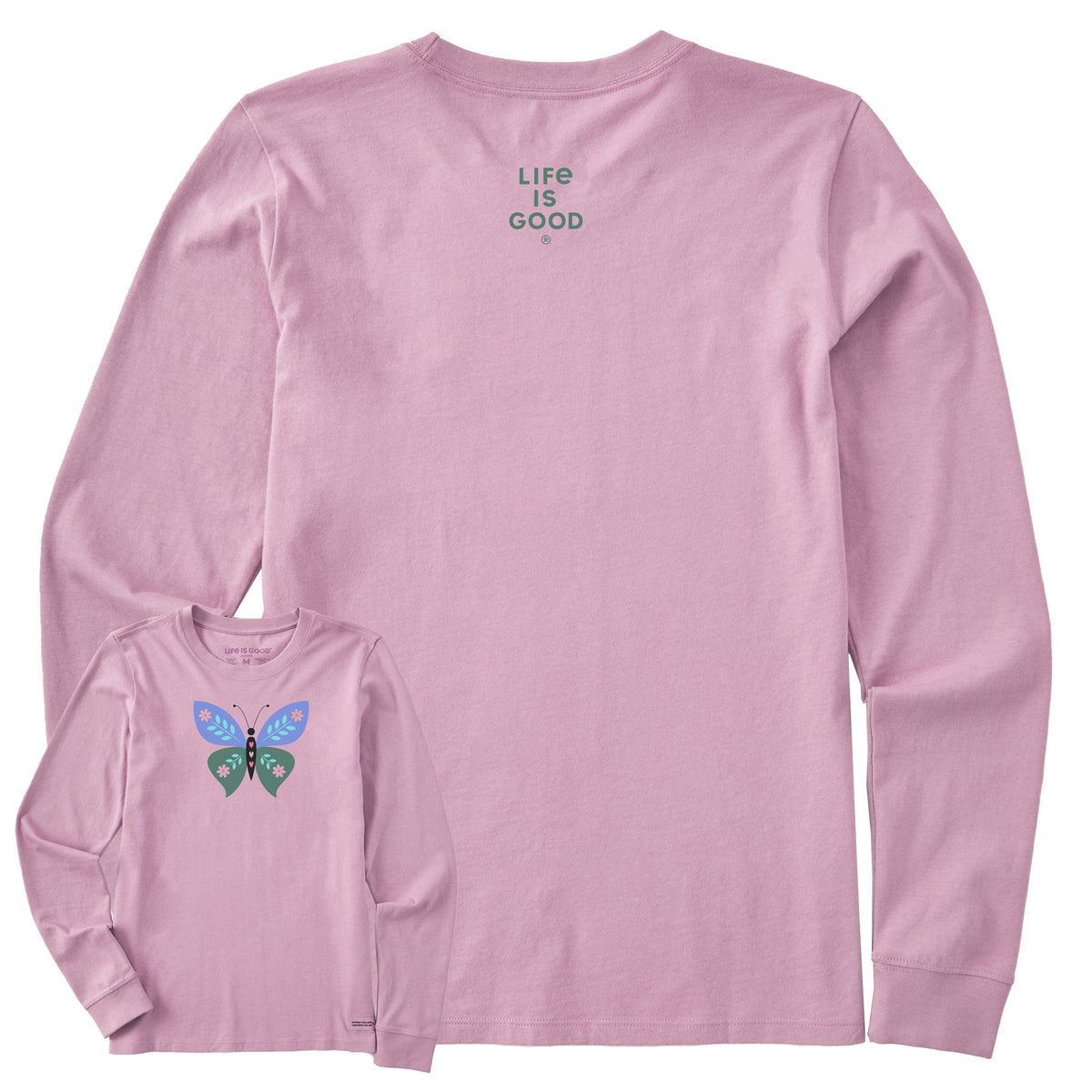 Women's Bert's Butterfly Long Sleeve Crusher Tee product image 4