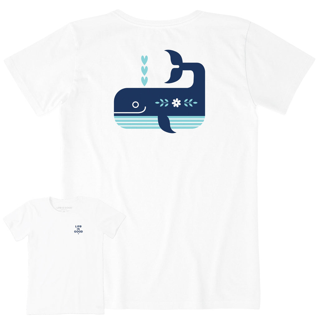Women's Bert's Whale Short Sleeve Crusher Tee product image 4