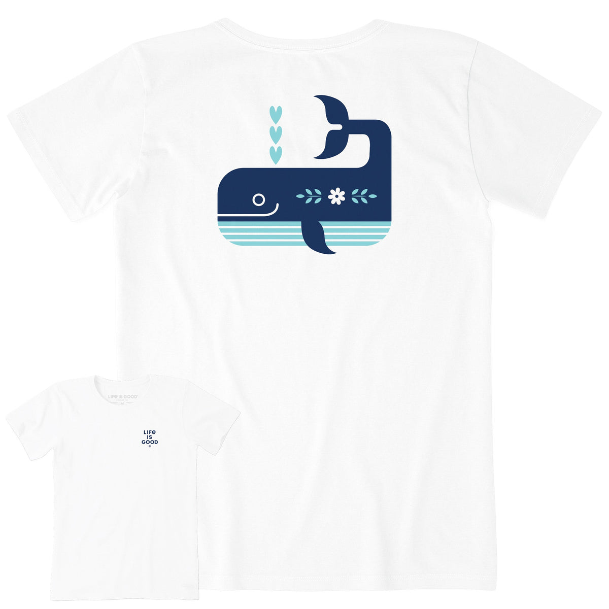 Women's Bert's Whale Short Sleeve Crusher Tee product image 4