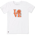 Women's LOVE Basketball Short Sleeve Crusher Tee