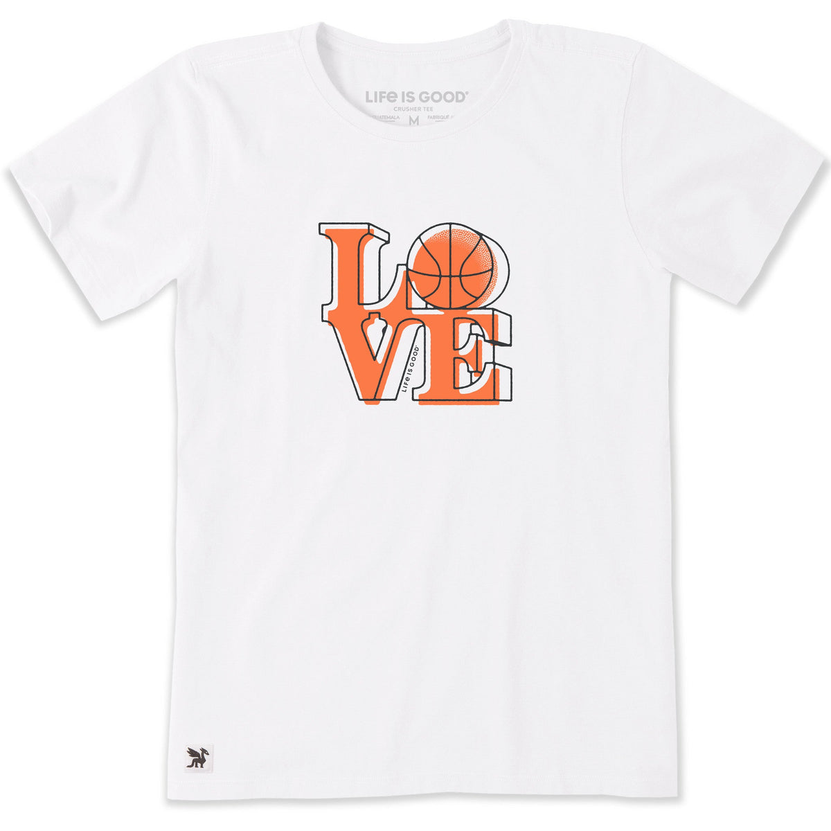 Women's LOVE Basketball Short Sleeve Crusher Tee