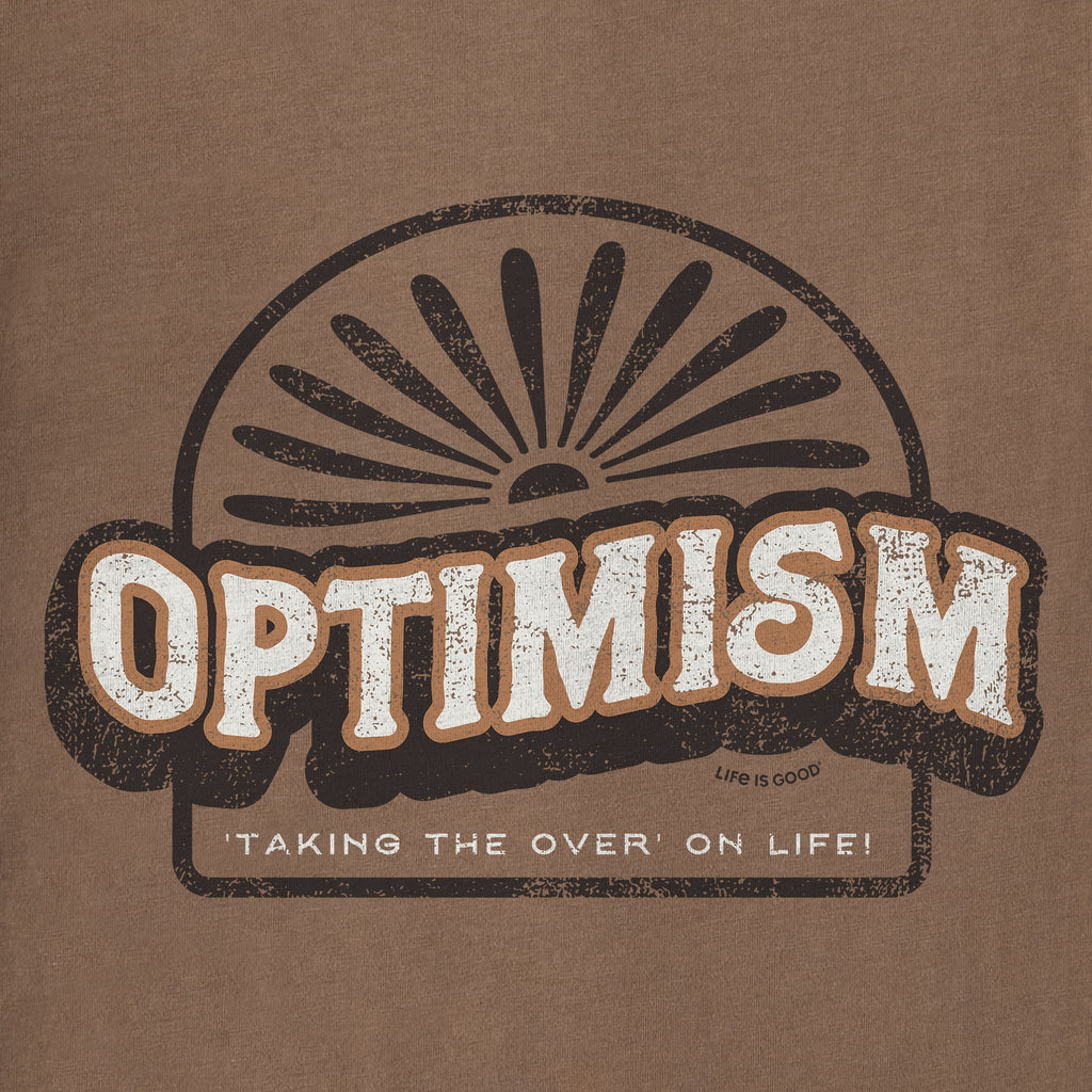 Women's Optimism Take the Over Short Sleeve Crusher Tee