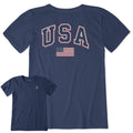 Women's USA Flag Arch Short Sleeve Crusher Tee product image 1