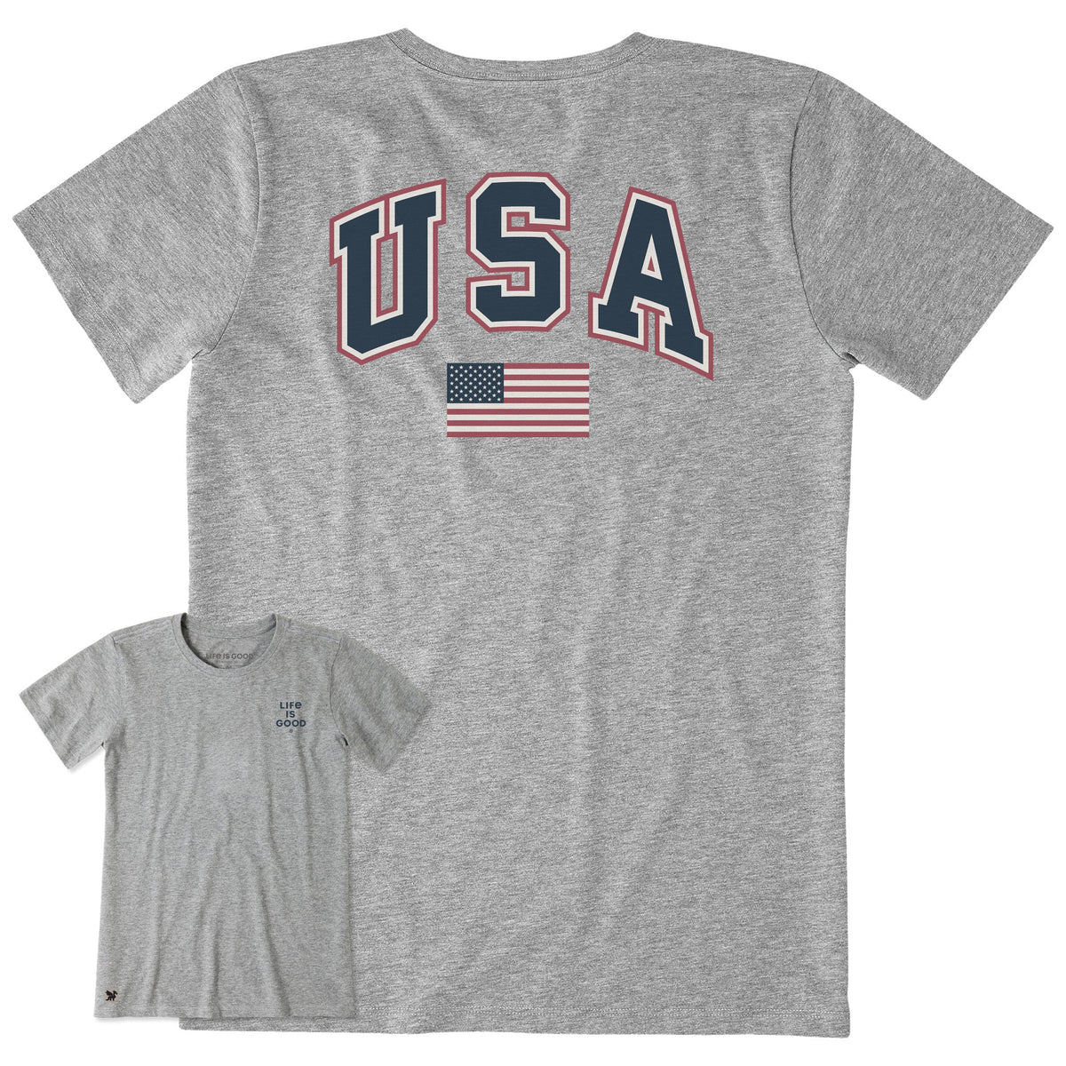 Women's USA Flag Arch Short Sleeve Crusher Tee product image 4