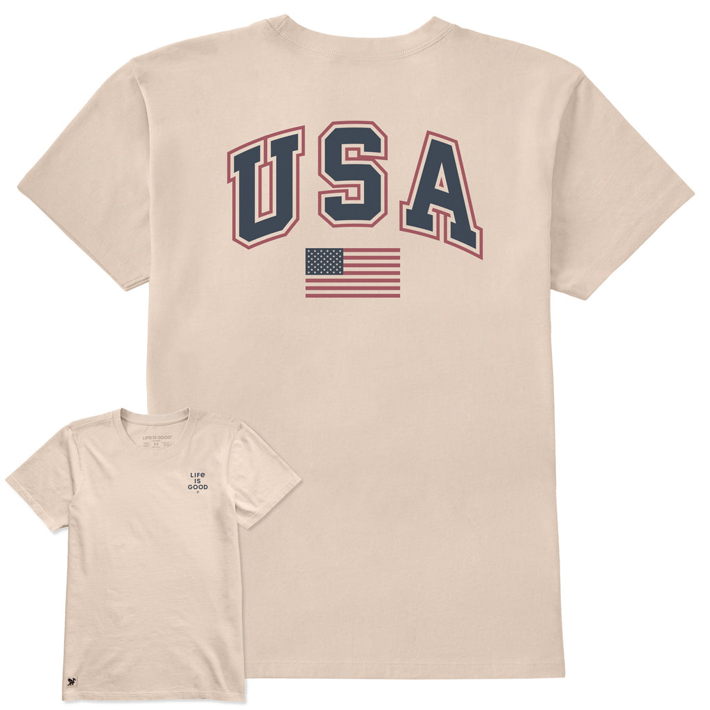 Women's USA Flag Arch Short Sleeve Crusher Tee product image 7