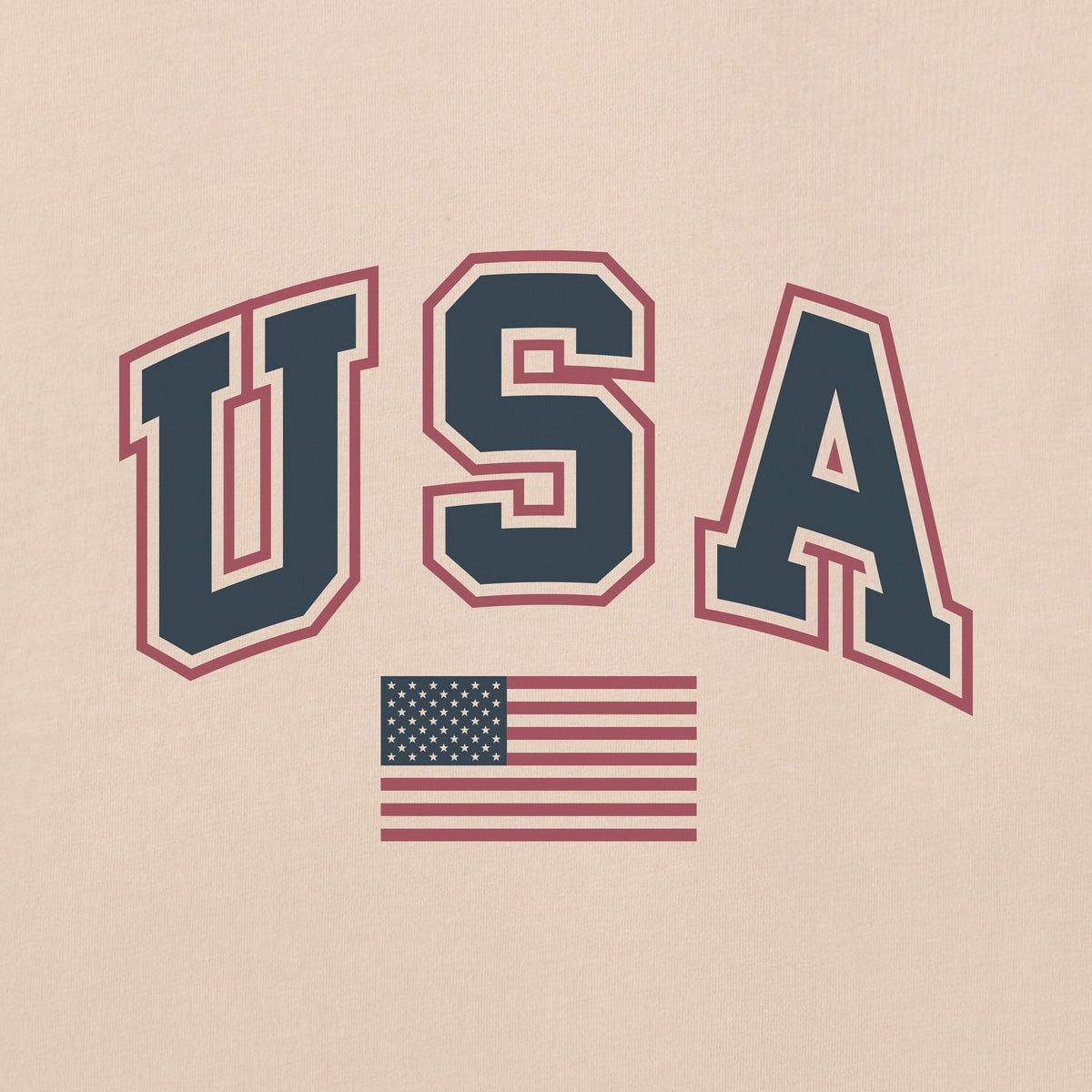 Women's USA Flag Arch Short Sleeve Crusher Tee product image 8