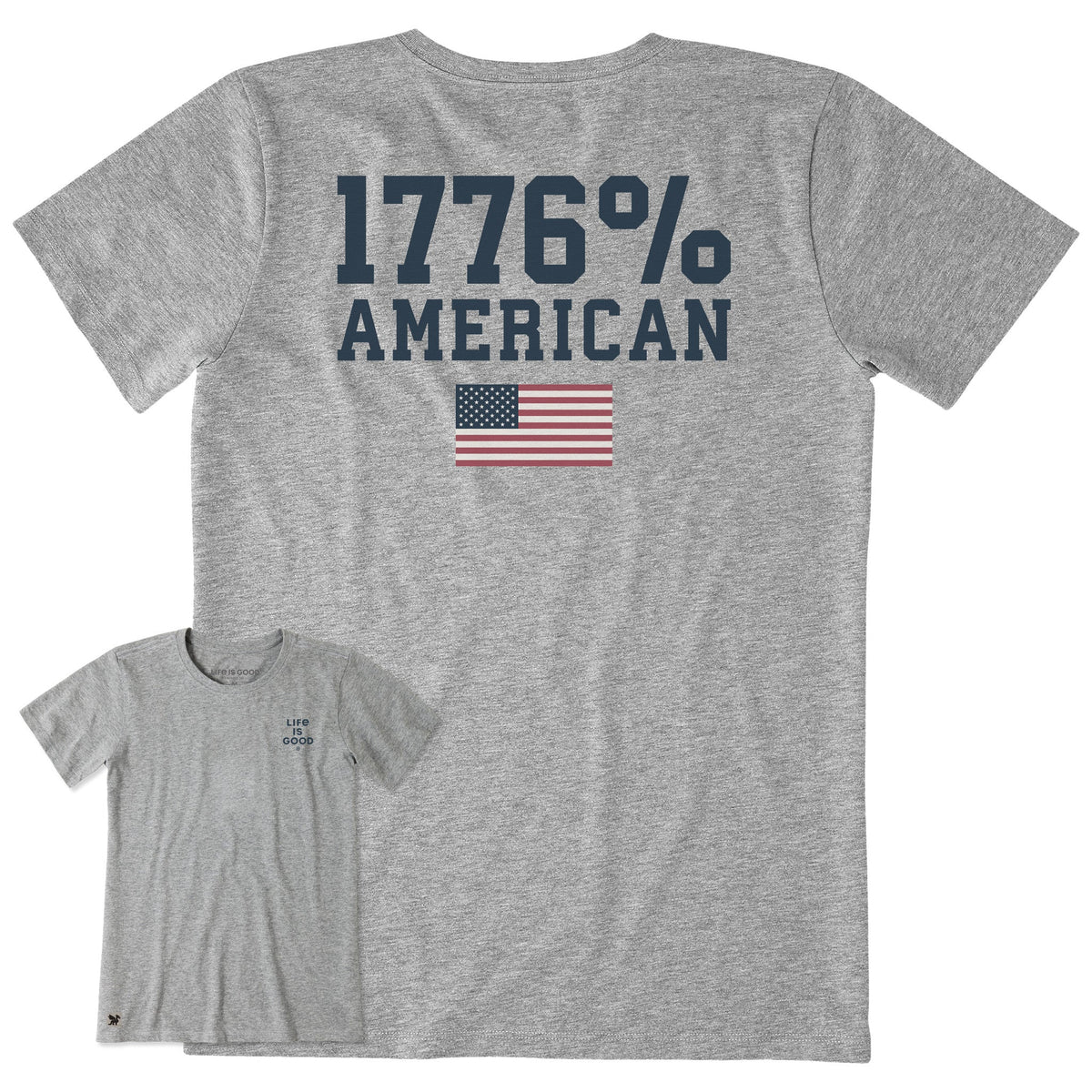 Women's 1776% American Short Sleeve Crusher Tee product image 4