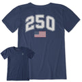 Women's Bert's 250 Flag Short Sleeve Crusher Tee product image 1