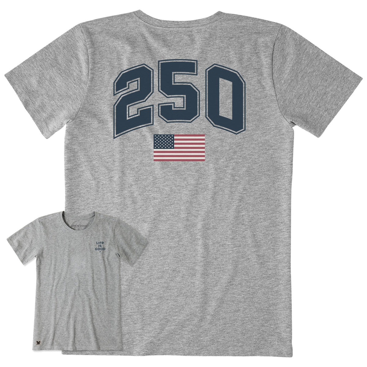 Women's Bert's 250 Flag Short Sleeve Crusher Tee product image 4