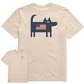 Men's Bert's Flag Dog Short Sleeve Crusher Tee product image 1