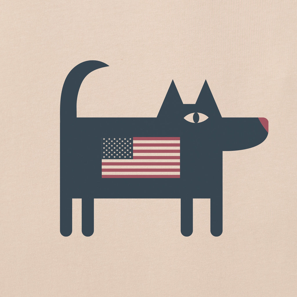 Men's Bert's Flag Dog Short Sleeve Crusher Tee product image 2
