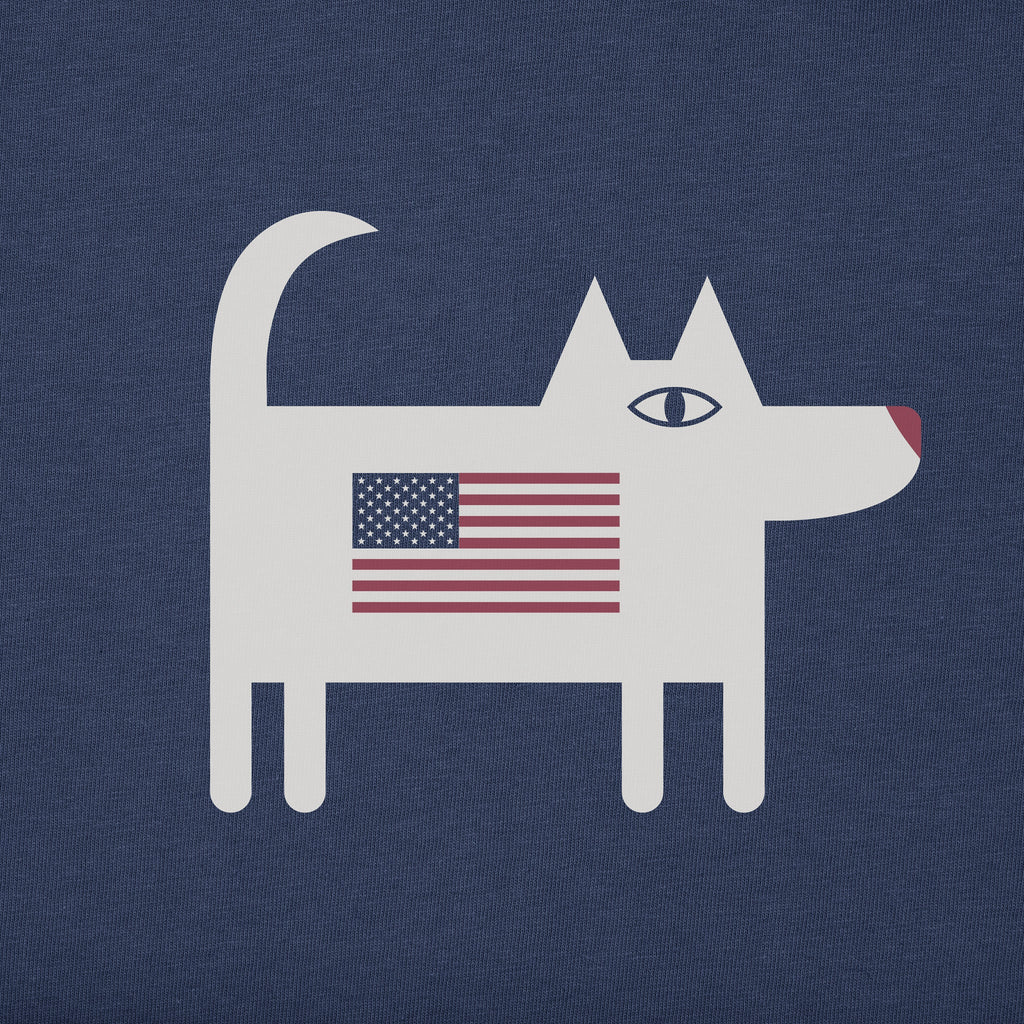 Men's Bert's Flag Dog Short Sleeve Crusher Tee product image 5