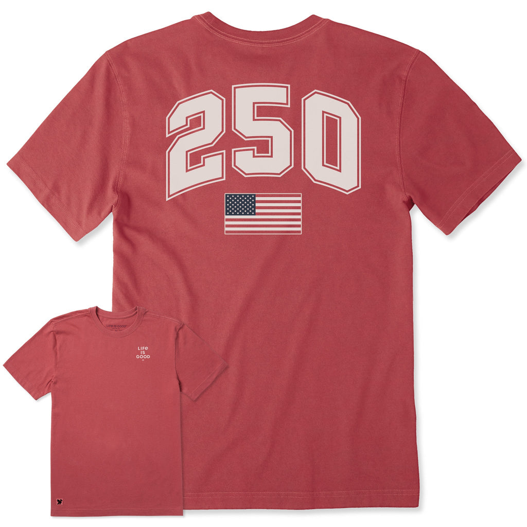 Men's Bert's 250 Flag Short Sleeve Crusher Tee product image 1