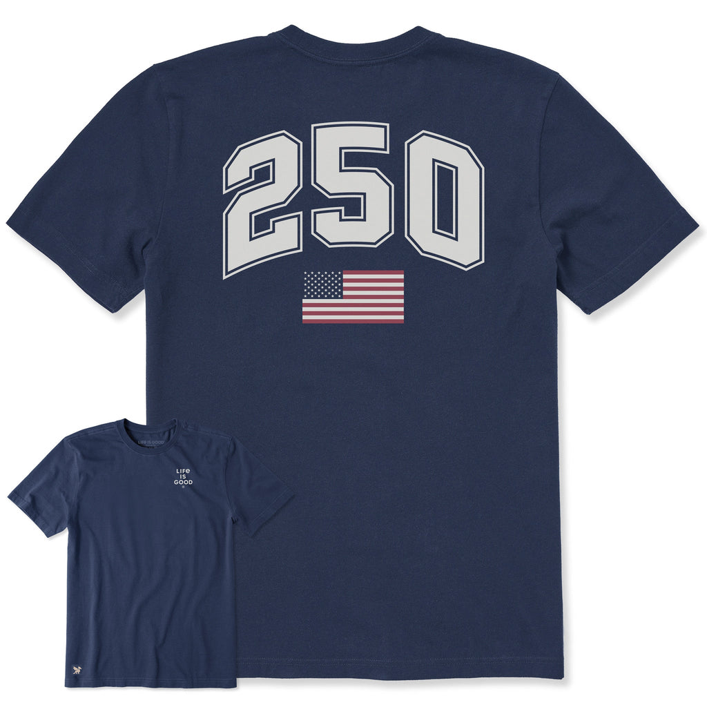 Men's Bert's 250 Flag Short Sleeve Crusher Tee product image 4