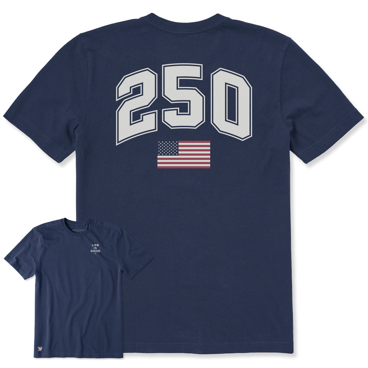 Men's Bert's 250 Flag Short Sleeve Crusher Tee product image 4