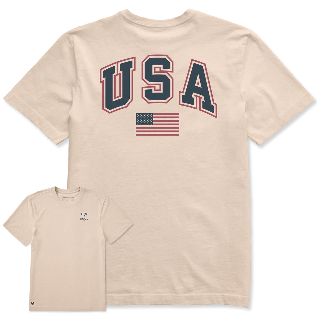 Men's USA Flag Arch Short Sleeve Crusher Tee product image 7
