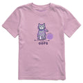 Kids Oops Yarn Cat Short Sleeve Crusher Tee product image 1