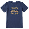 Kids Golden Retriever Energy Short Sleeve Crusher Tee product image 1