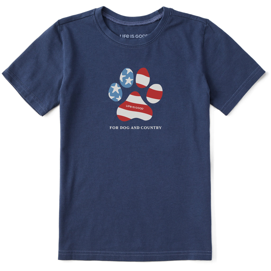Kids For Dog and Country Short Sleeve Crusher Tee product image 1