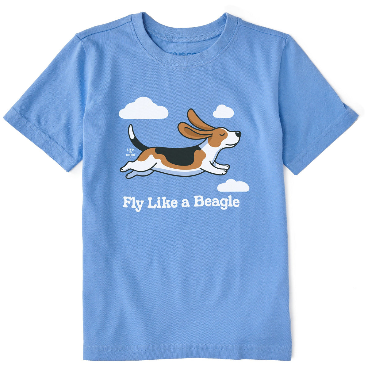 Kids Fly Like a Beagle Short Sleeve Crusher Tee product image 1