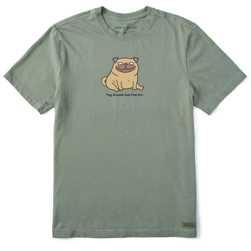 Men's Pug Around and Find Out Short Sleeve Crusher Tee product image 1