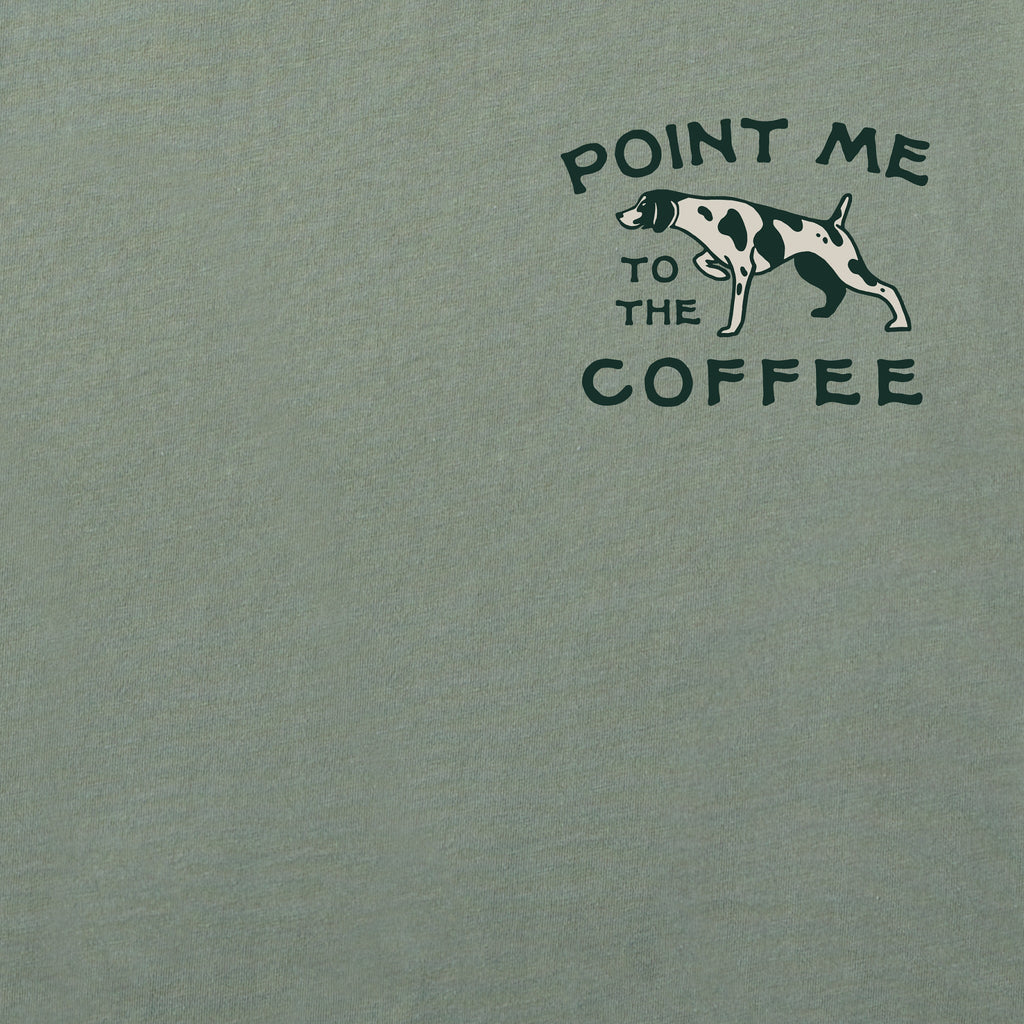 Men's Point Me to the Coffee Short Sleeve Crusher Tee product image 2