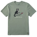 Men's Do What You Love Cat Short Sleeve Crusher Tee product image 1