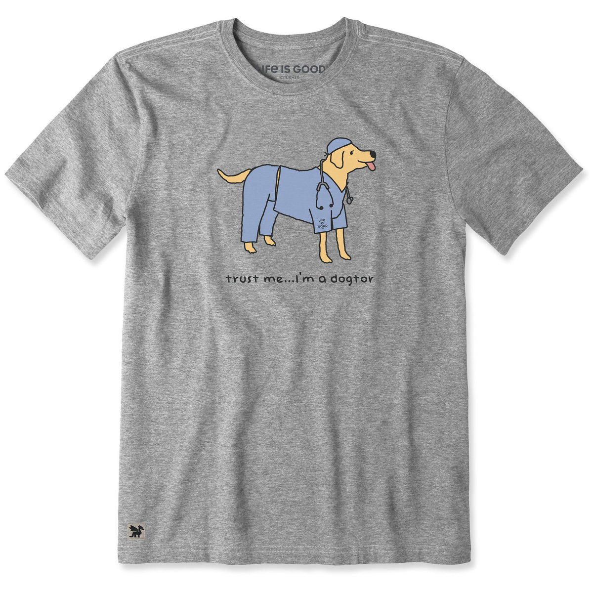 Men's Trust Me I'm a Dogtor Short Sleeve Crusher Tee product image 1
