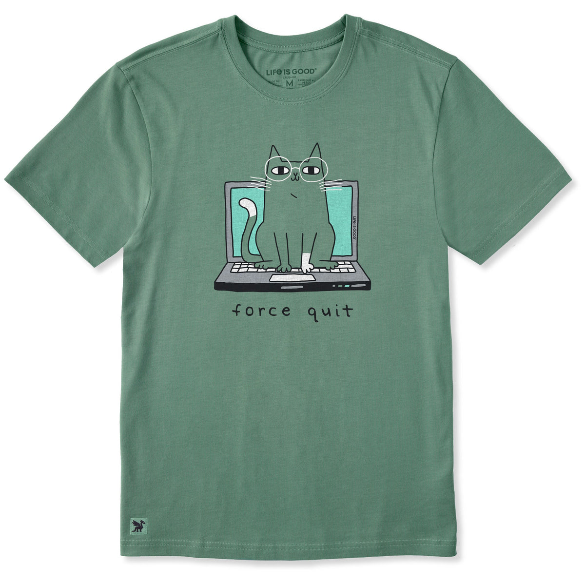 Men's Force Quit Cat Short Sleeve Crusher Tee product image 1