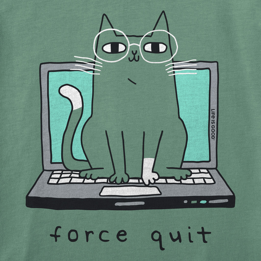 Men's Force Quit Cat Short Sleeve Crusher Tee product image 2