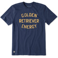 Men's Golden Retriever Energy Short Sleeve Crusher Tee product image 1