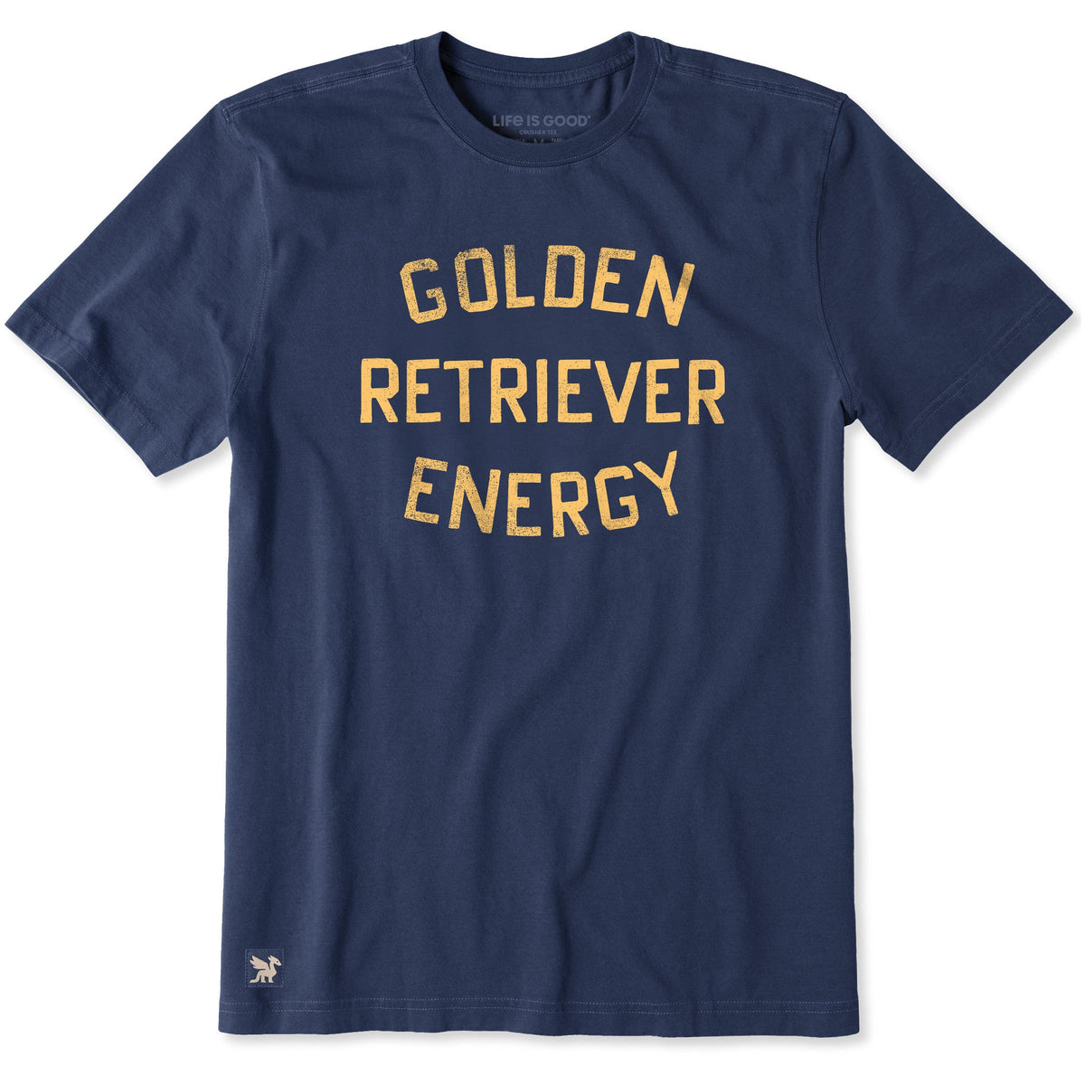 Men's Golden Retriever Energy Short Sleeve Crusher Tee product image 1