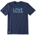 Men's Love is a Four-Legged Word Short Sleeve Crusher Tee product image 1