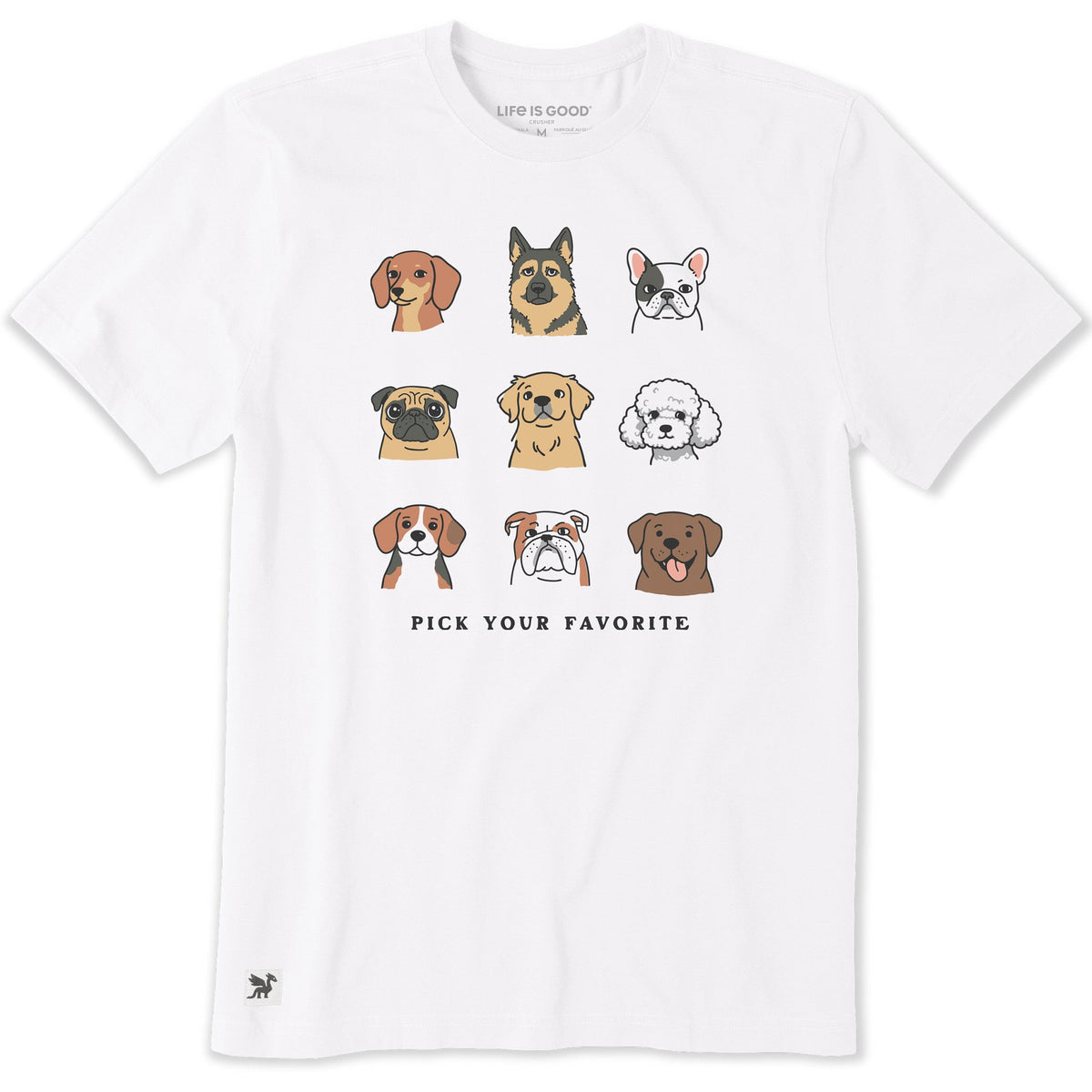 Men's Pick Your Favorite Dog Short Sleeve Crusher Tee product image 1