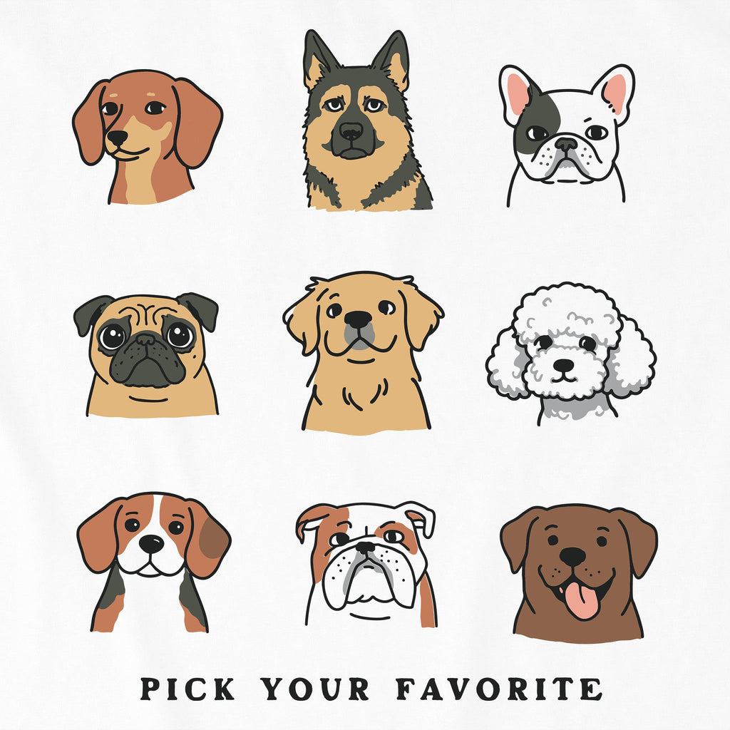 Men's Pick Your Favorite Dog Short Sleeve Crusher Tee product image 2