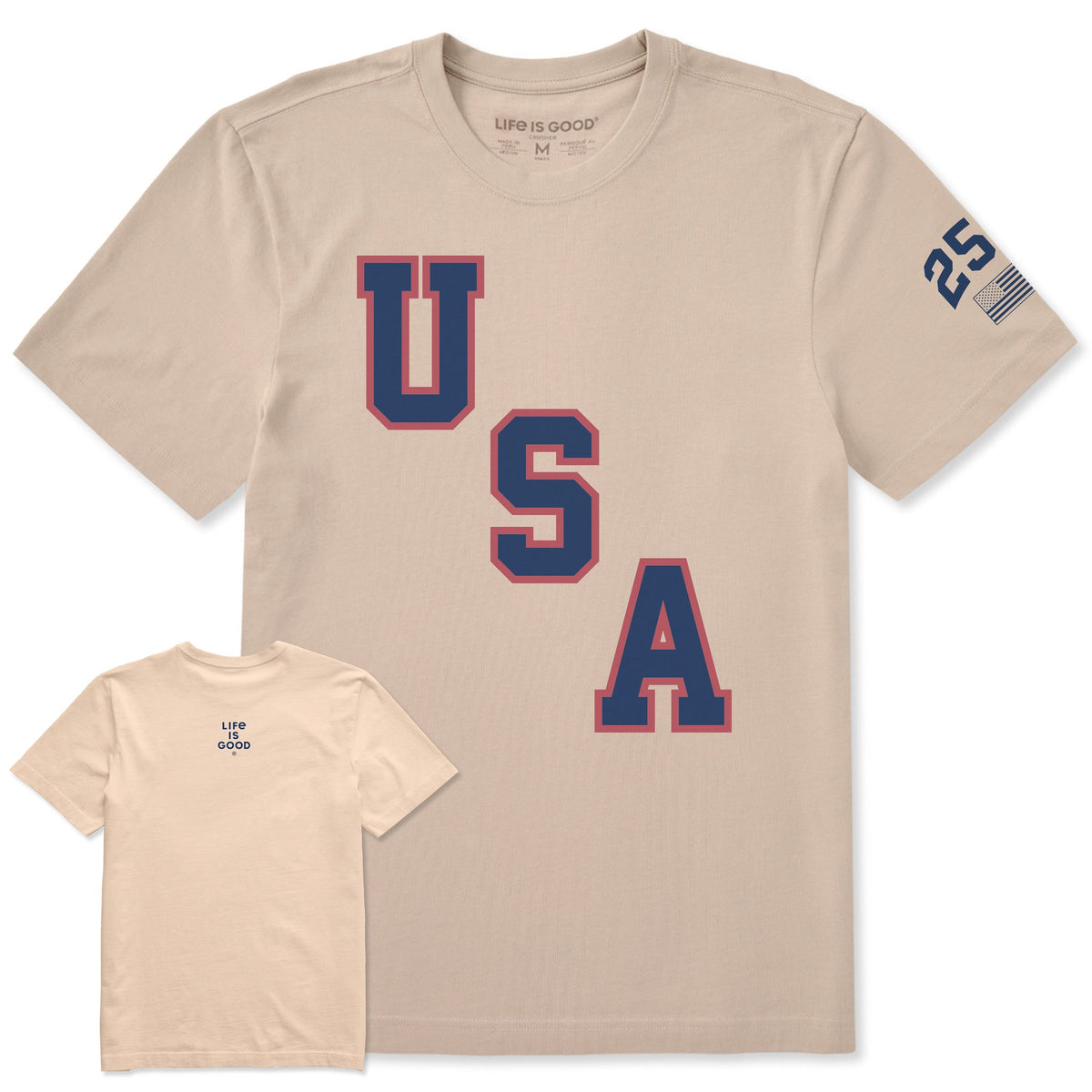 Men's USA Diagonal Short Sleeve Crusher Tee product image 5
