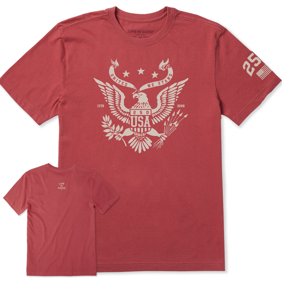Men's USA Eagle Emblem Short Sleeve Crusher Tee product image 1