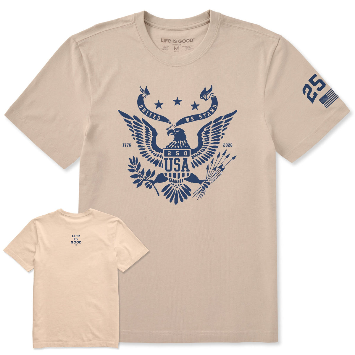 Men's USA Eagle Emblem Short Sleeve Crusher Tee product image 9
