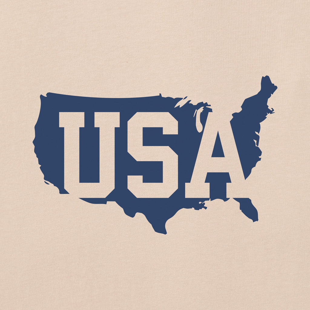 Women's USA Map Short Sleeve Crusher Tee product image 6