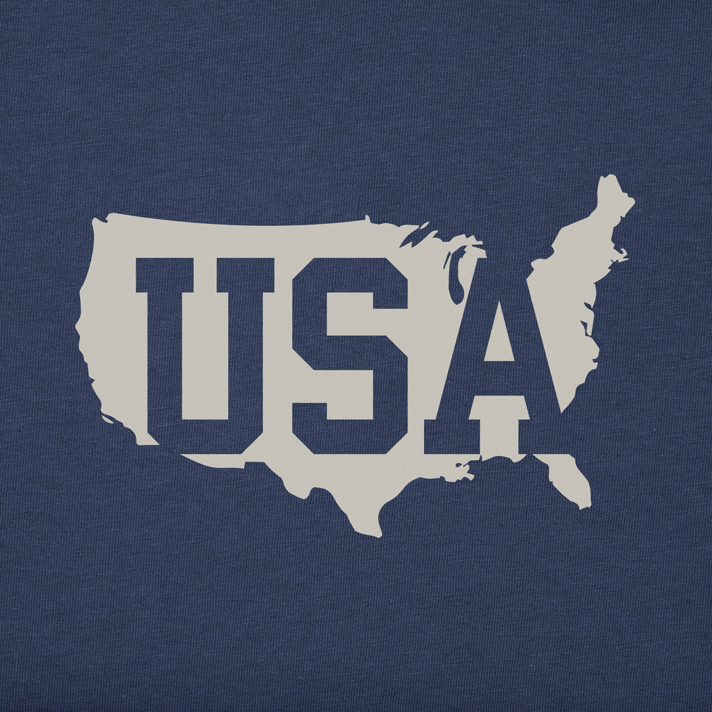 Women's USA Map Short Sleeve Crusher Tee product image 10
