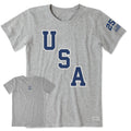 Women's USA Diagonal Short Sleeve Crusher Tee product image 1