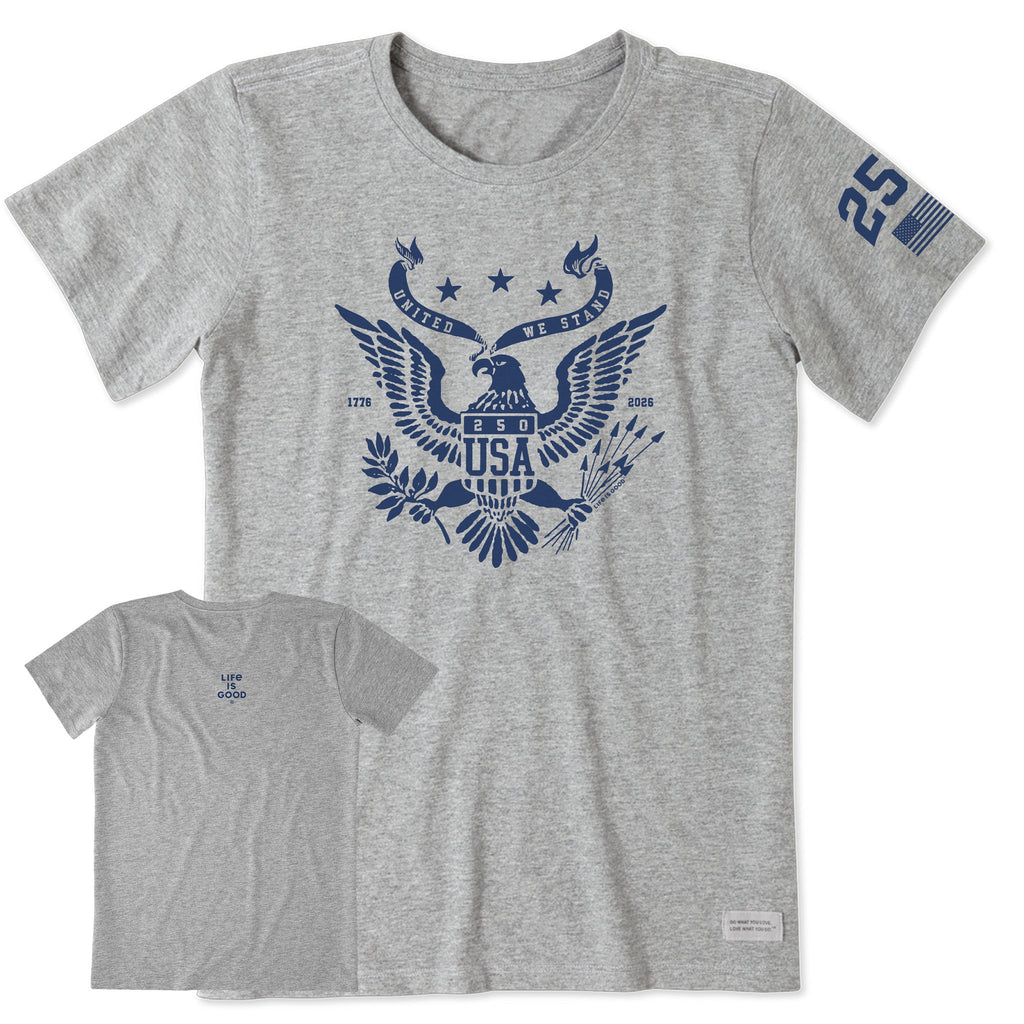 Women's USA Eagle Emblem Short Sleeve Crusher Tee product image 1