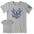Women's USA Eagle Emblem Short Sleeve Crusher Tee product image 1