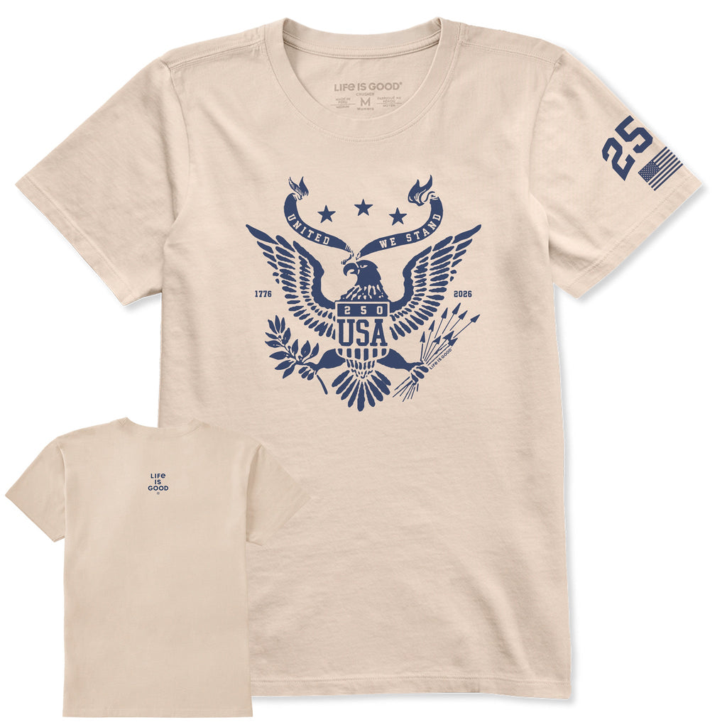 Women's USA Eagle Emblem Short Sleeve Crusher Tee product image 5